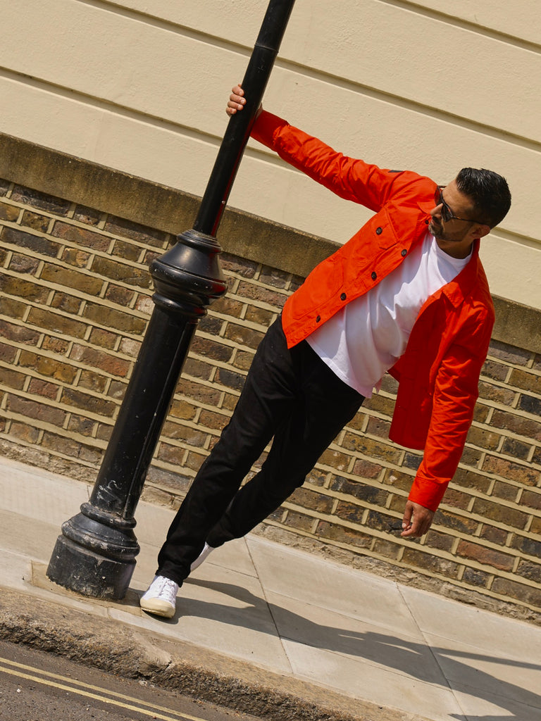 Waxed Lightweight Workers Jacket 2026 Blaze Orange