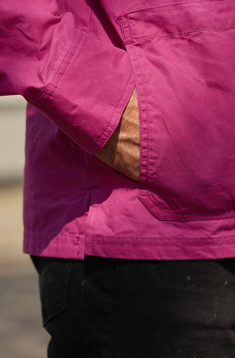 Waxed Lightweight Workers Jacket 2026 Fuchsia Pink