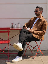 Prav is 6ft, has a 41" chest and wears a Large