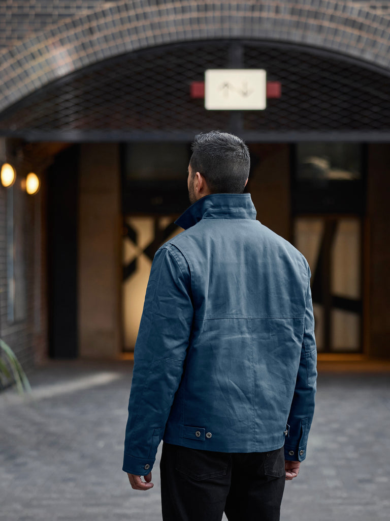 Heavy Twill Deck Jacket 2026 Petrol Blue