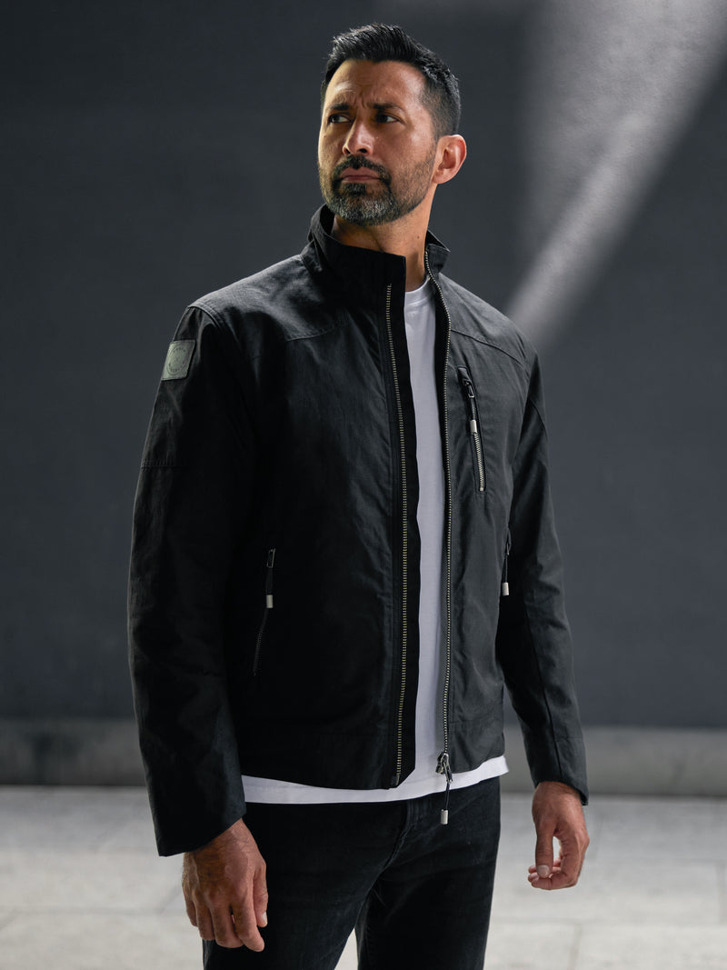 FRAHM x Wingback Harrington Workshop Jacket Black