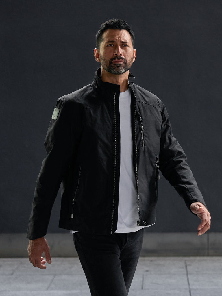 FRAHM x Wingback Harrington Workshop Jacket Black