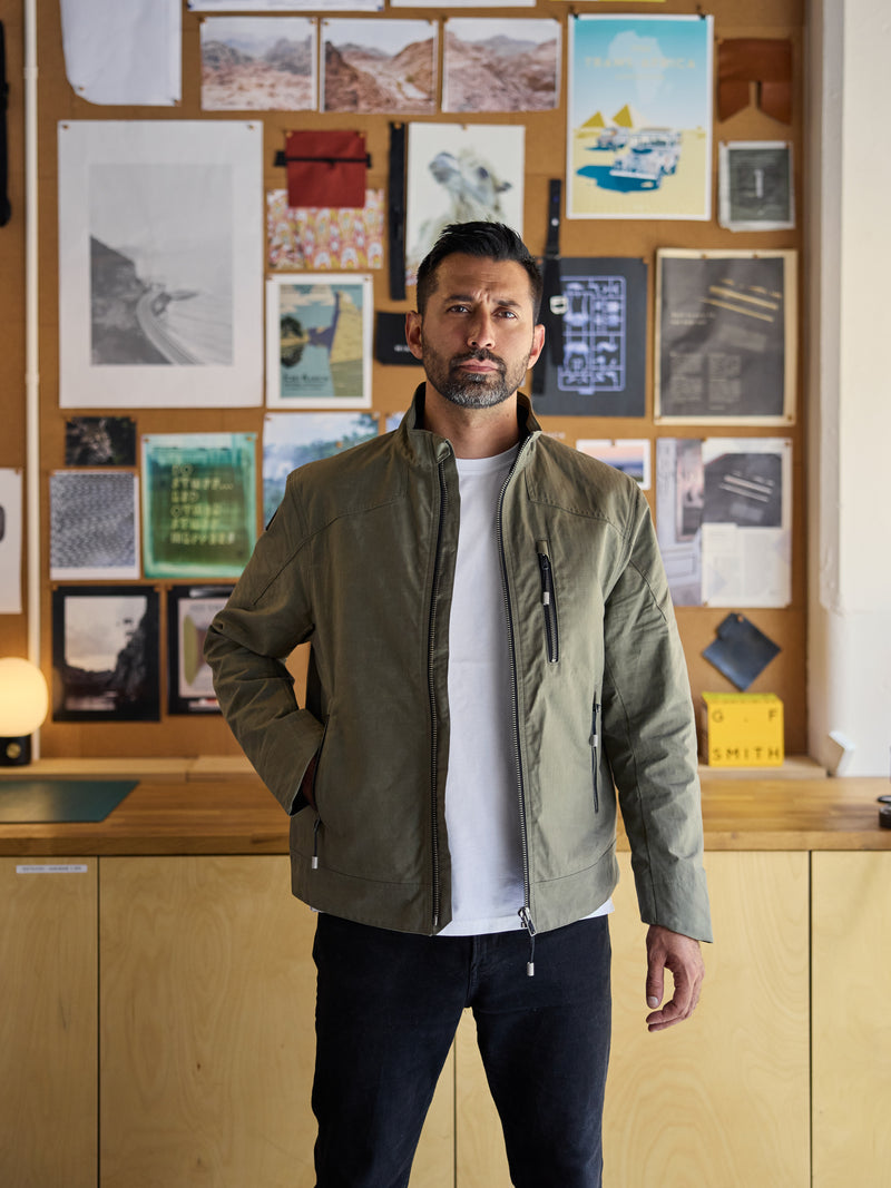 FRAHM x Wingback Harrington Workshop Jacket Olive Green