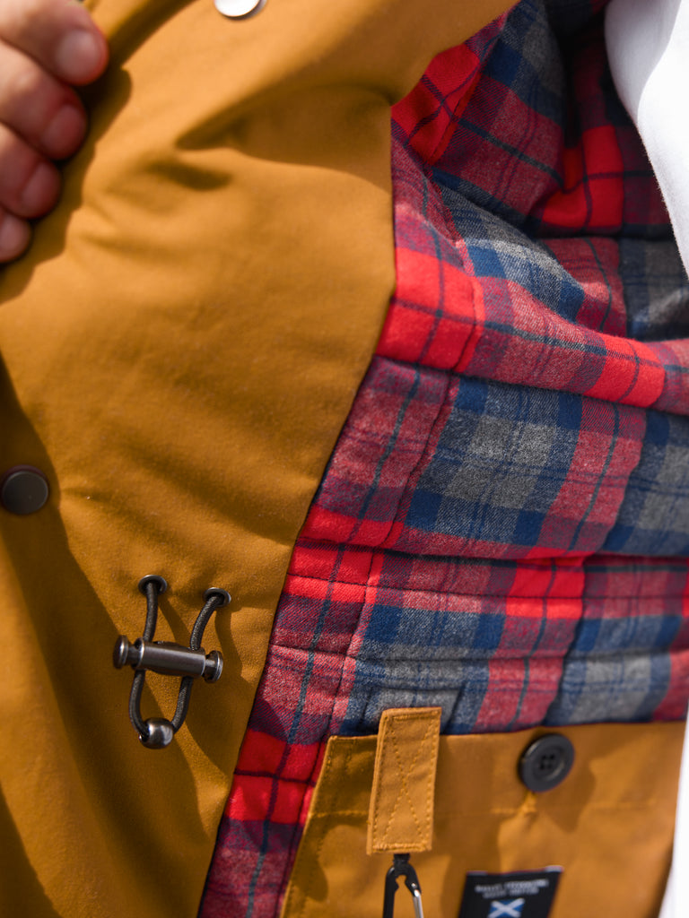 Waxed Quilted Field Jacket 2026 Honey Tan