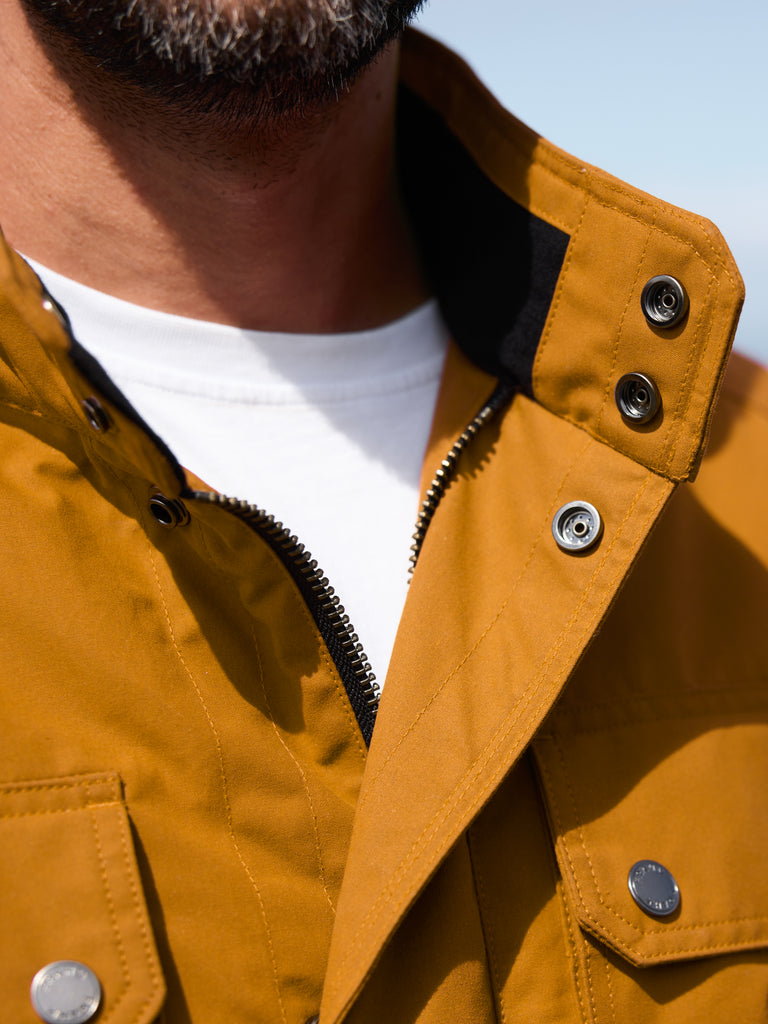 Waxed Quilted Field Jacket 2026 Honey Tan