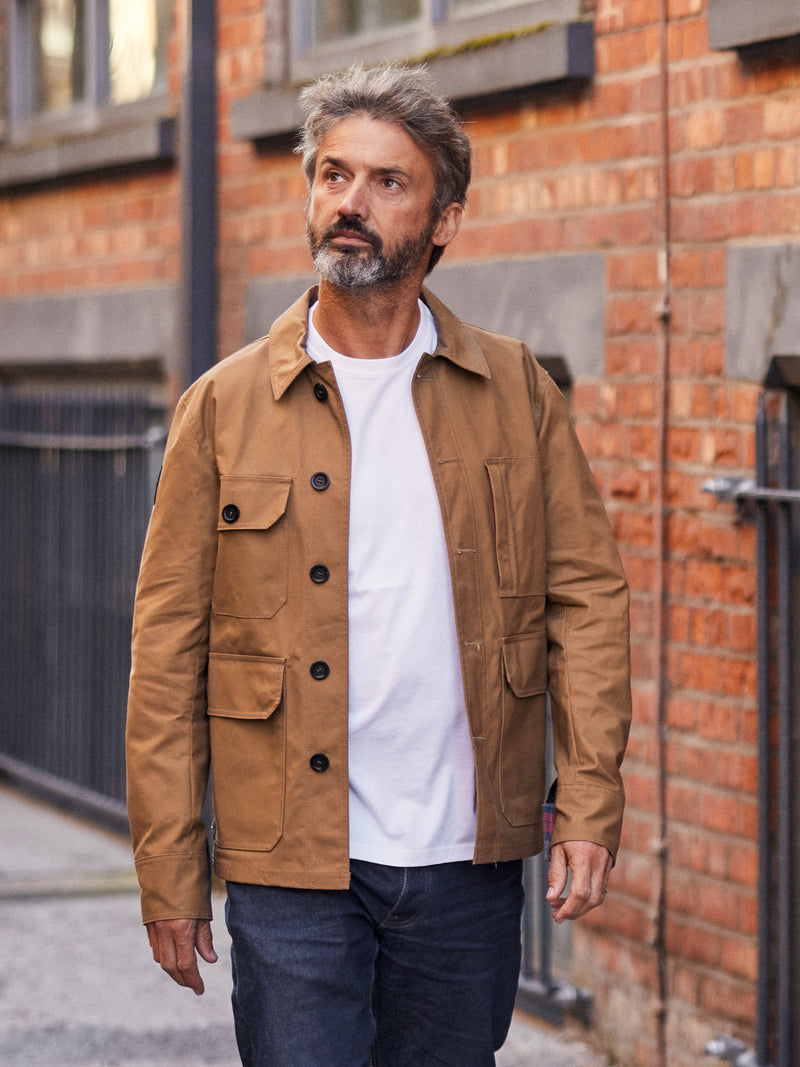 Waxed Woodland Workers Jacket 2026 American Tan