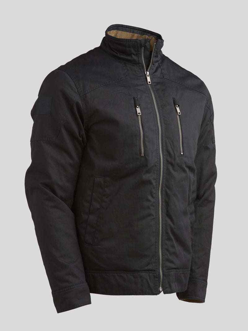 Quilted Harrington Racer Jacket 2026 Black