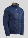 Quilted Harrington Racer Jacket 2026 Navy Blue