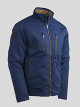 Quilted Harrington Racer Jacket 2026 Navy Blue