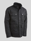 Waxed Quilted Field Jacket 2026 Black