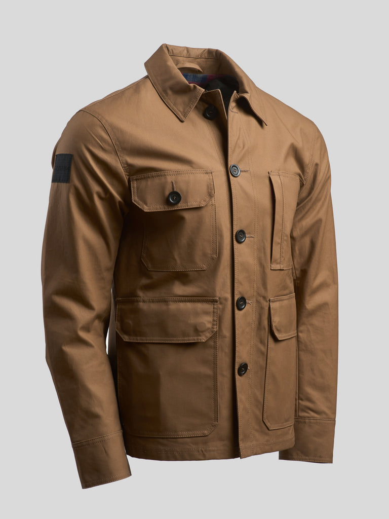 Waxed Woodland Workers Jacket 2026 American Tan
