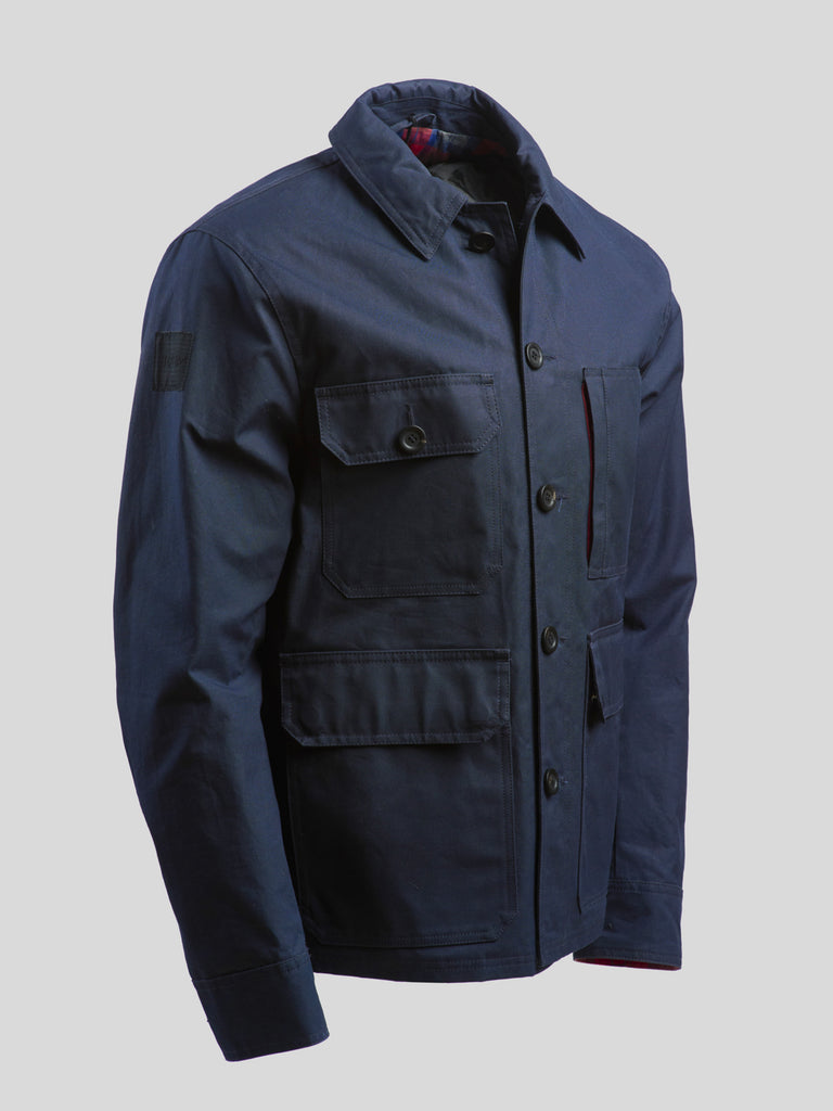 Waxed Woodland Workers Jacket 2026 Dark Navy