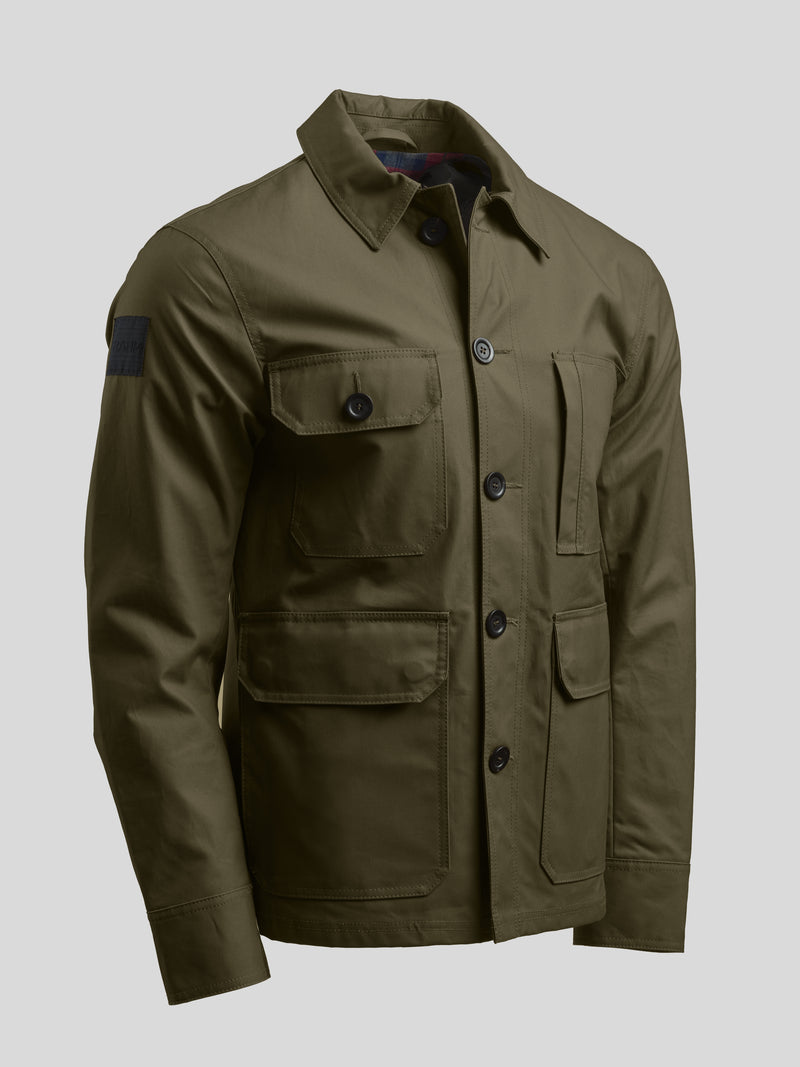 Waxed Woodland Workers Jacket 2026 Military Green