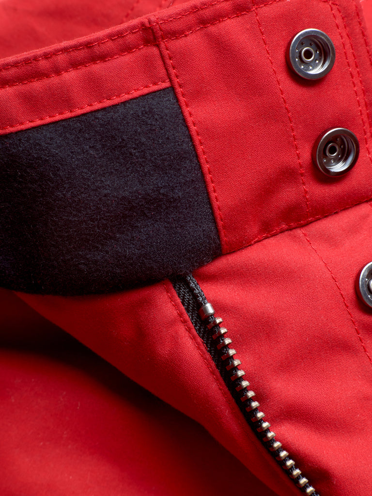 Waxed Quilted Field Jacket 2026 Classic Red