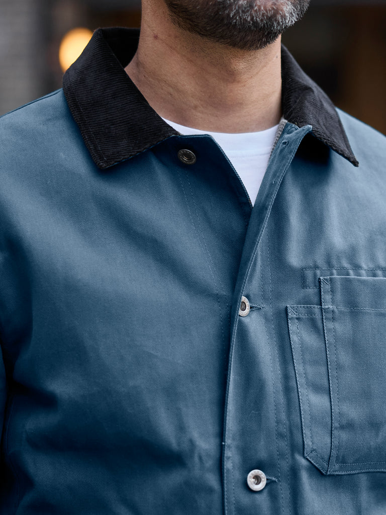 Heavy Twill Deck Jacket 2026 Petrol Blue
