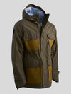 Waxed Hooded Field Coat 2026 Military Green with Tan
