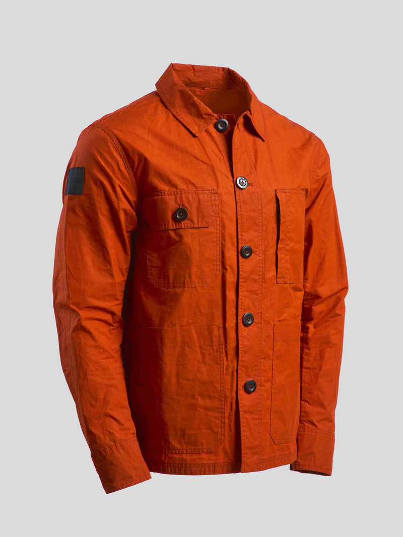 Waxed Lightweight Workers Jacket 2026 Blaze Orange