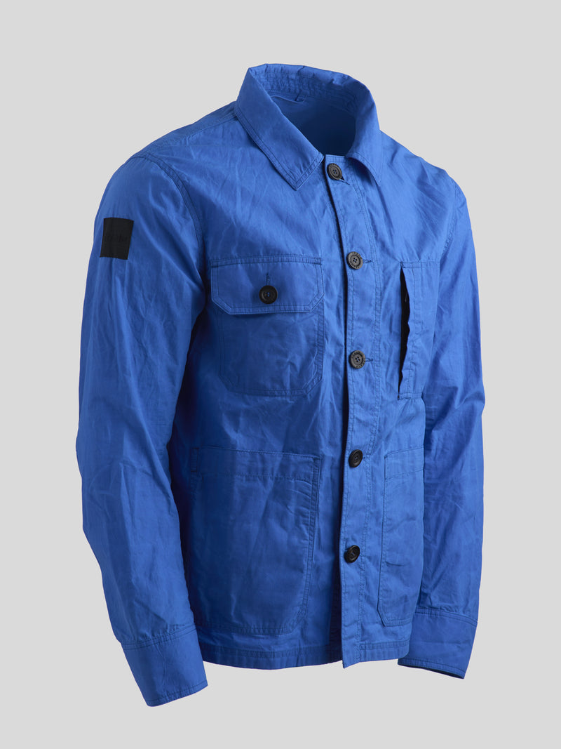 Waxed Lightweight Workers Jacket 2026 Cornflower Blue