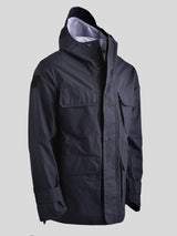 Waxed Hooded Field Coat 2026 Dark Blue