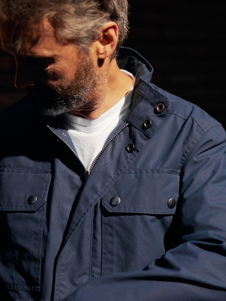 Waxed Classic Field Jacket 2025 Dark Blue