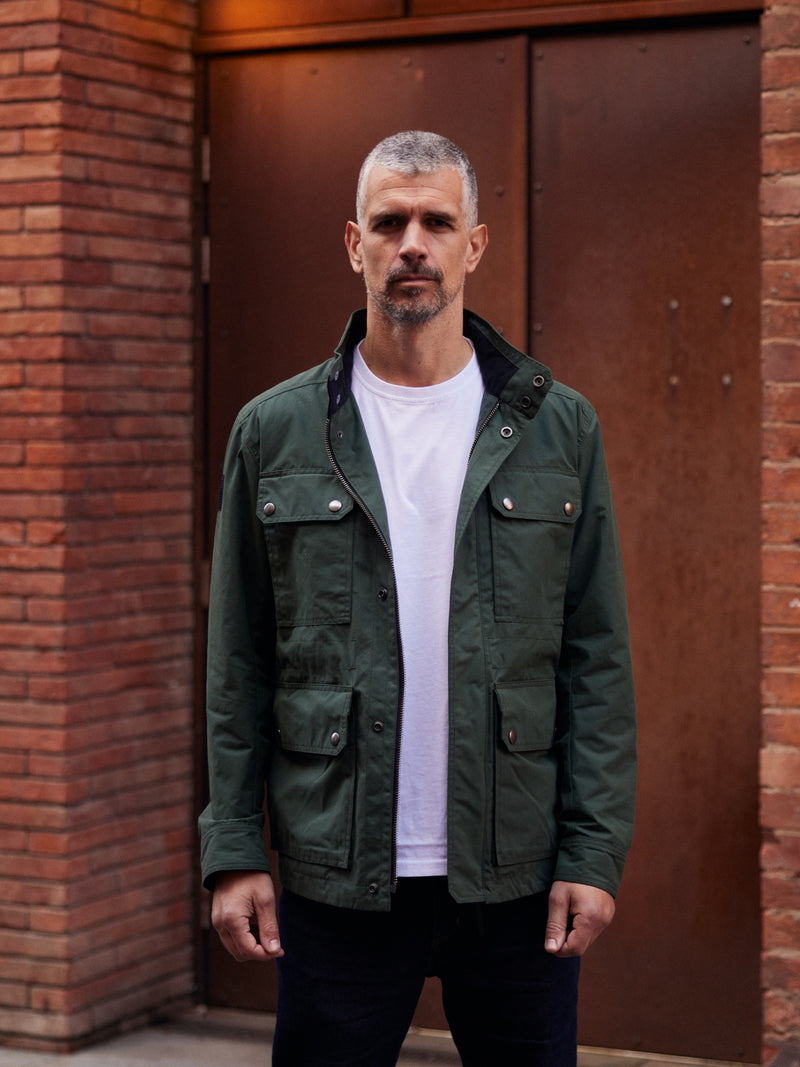 Waxed Classic Field Jacket 2025 Forest Green