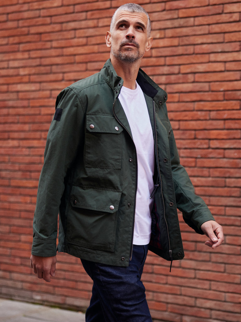 Waxed Classic Field Jacket 2025 Forest Green
