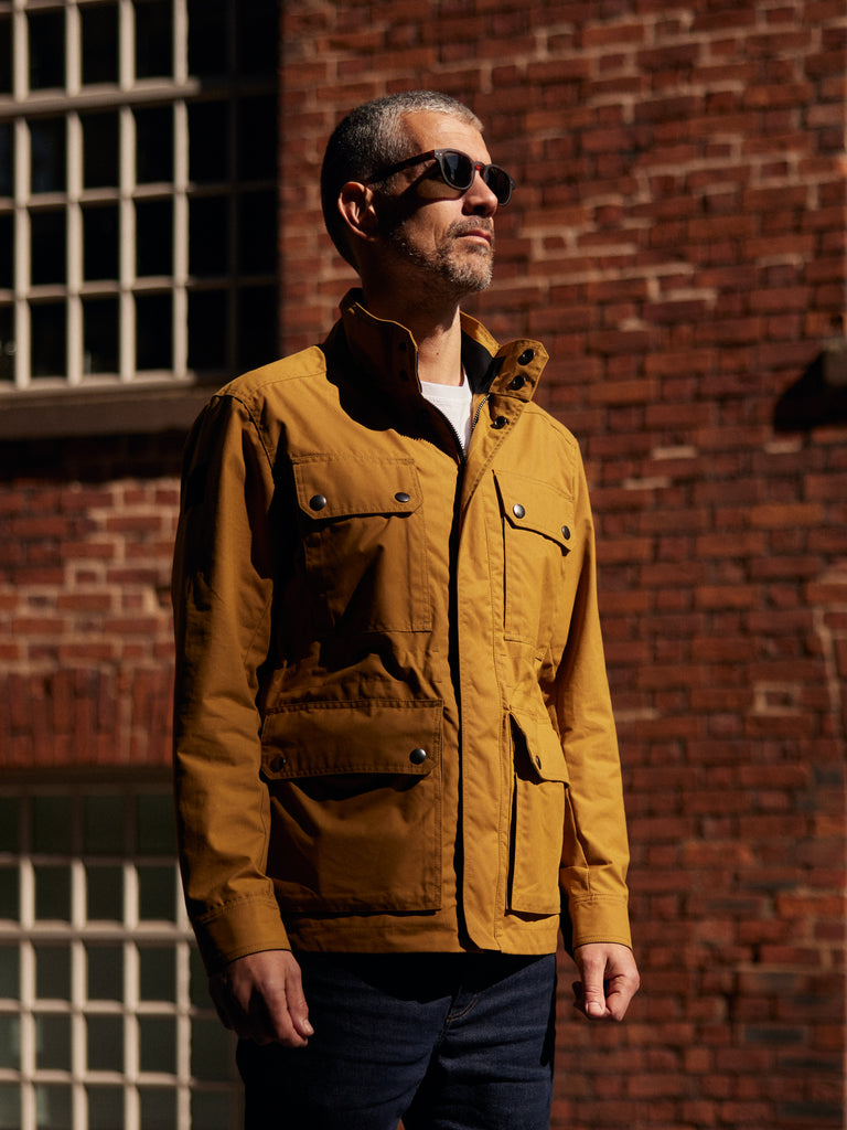 Waxed Classic Field Jacket 2025 Honey Tan