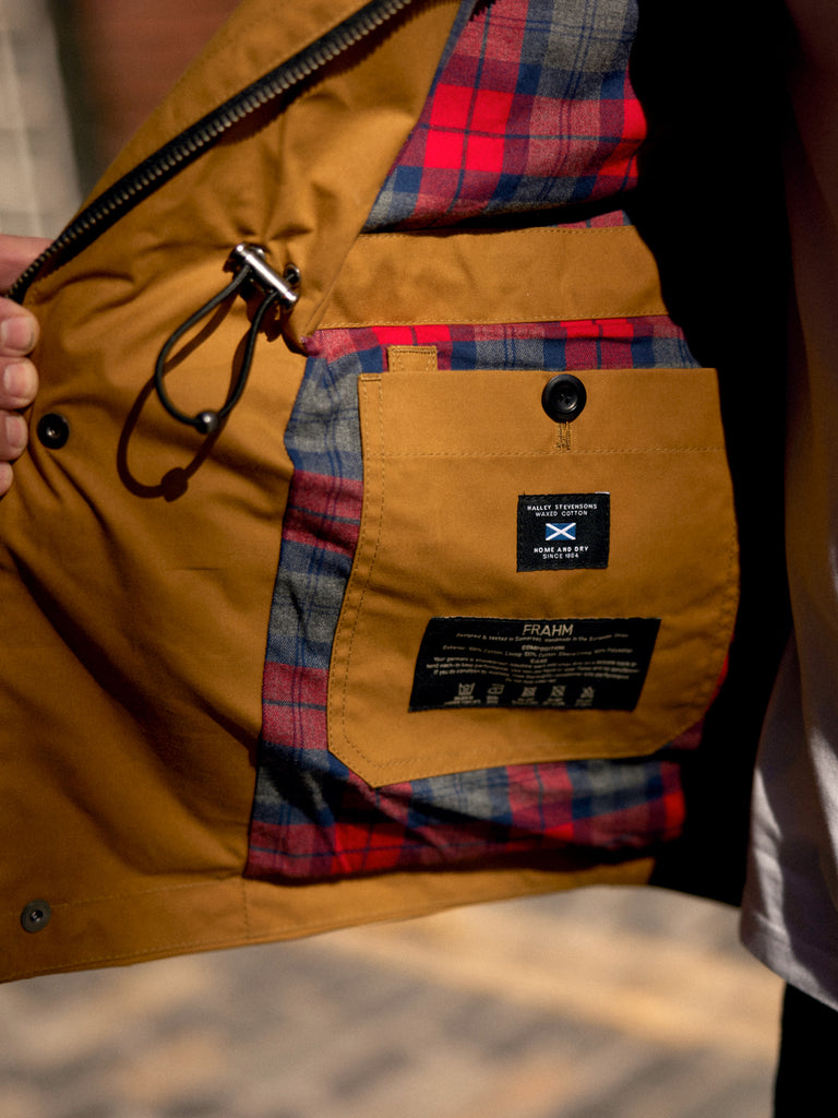 Waxed Classic Field Jacket 2025 Honey Tan