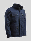 Waxed Quilted Field Jacket 2025 Dark Blue